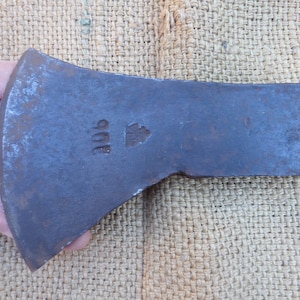 Small Vintage German Axe Head &quot;WERCO&quot; Hatchet Camping Bushcraft Tactical