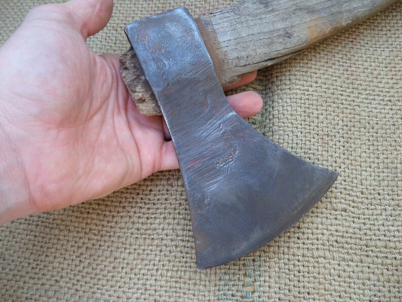 Small German Vintage Axe Hatchet Bushcraft Woodcraft Tactical Etsy