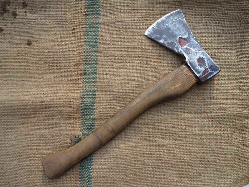 Small German vintage axe hatchet bushcraft woodcraft tactical Etsy