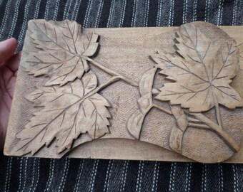 Antique Vintage Wood Carving Folding Wooden Bed Lap Breakfast Table Tray