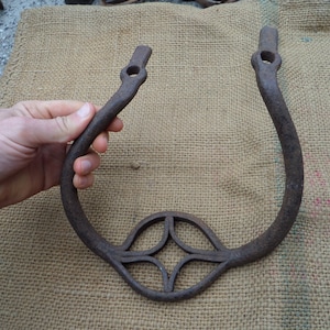 Amazing Horse Carriage Wagon Step Hand Made Blacksmith Hand Forged