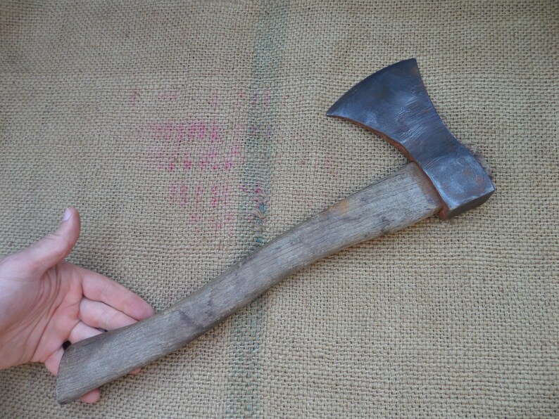 Small German Vintage Axe Hatchet Bushcraft Woodcraft Tactical Etsy