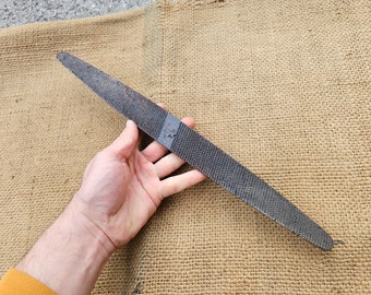 Antica lima scandinava fatta a mano da fabbro forgiata a mano vinatge