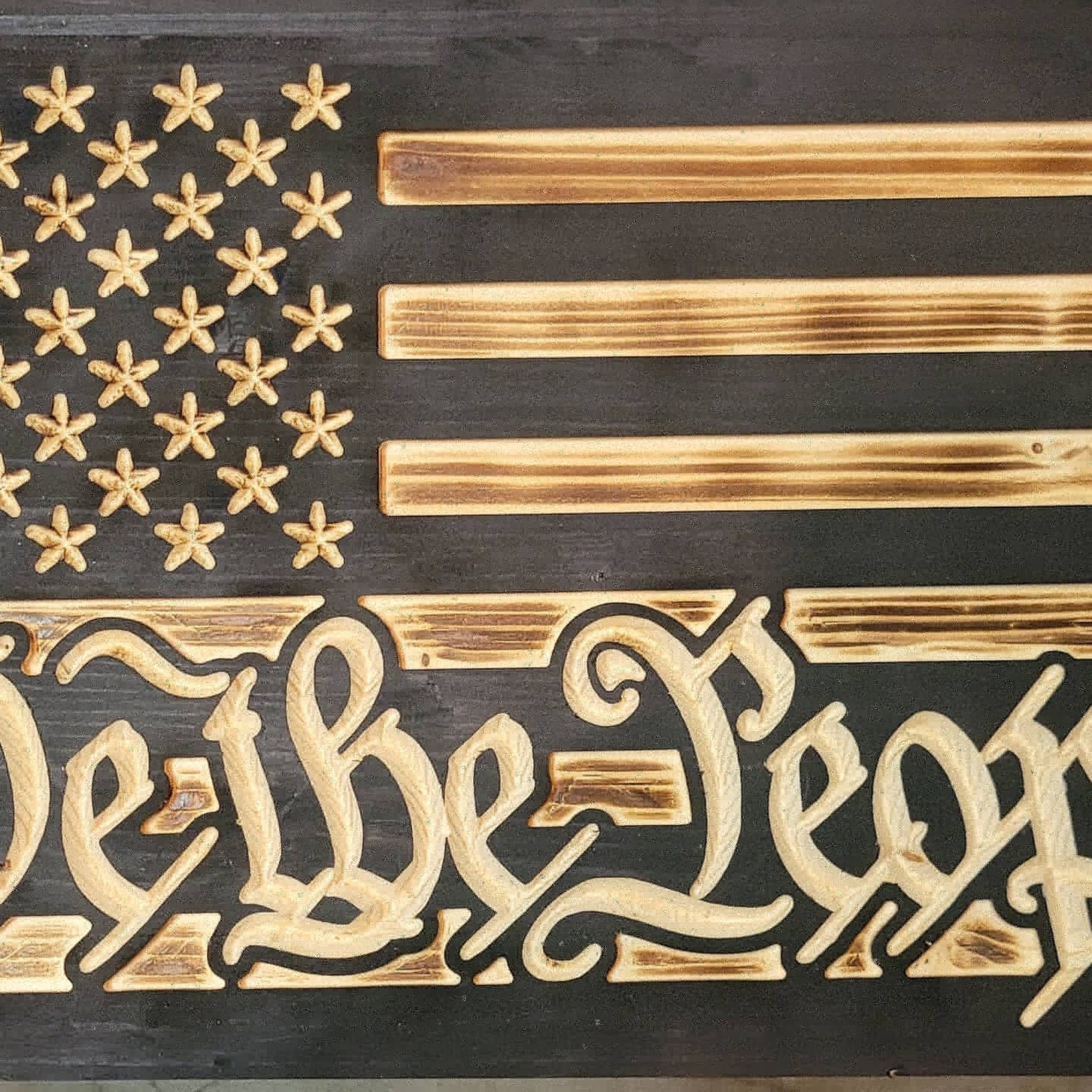 Custom Engraved American Flags Etsy