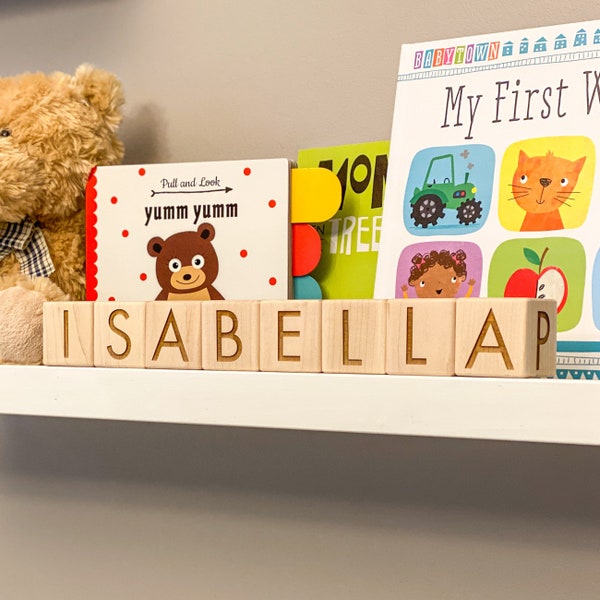 ABC Wood Blocks | Personalized Name Blocks | Modern Design | Custom Name Blocks | Handmade Wood Blocks | Baby Shower Gift | Nursery Decor