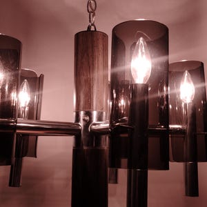 Retro Decor-1960&#39;s 6 Light Chandelier