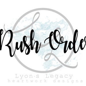 RUSH ORDER add-on