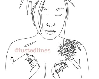 Boudoir Continuous Line