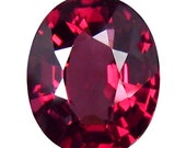 NATURAL RHODOLITE GARNET 2.852Cts - Rich Purple Pink Rhodolite Natural Garnet Oval cut Loose Gemstones Rhodolite Garnet ring See video