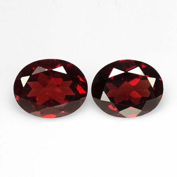 PYROPE-ALMANDINE NATURAL GARNET_ Cts Natural Red Garnet  10x8 Oval Loose Gemstones Garnet ring Pendant Garnet Gemstone