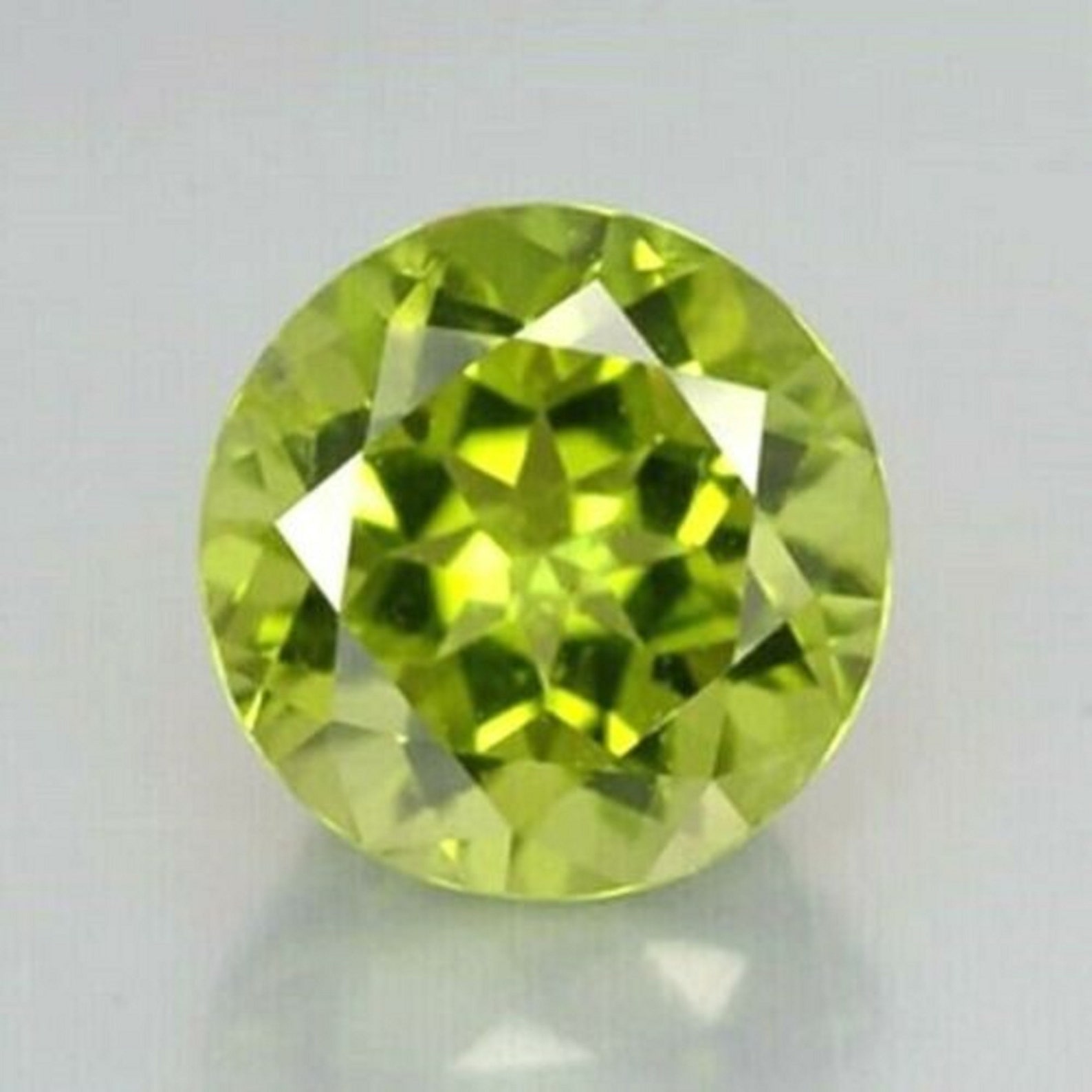 1.150Cts Round Cut Peridot Loose Gemstone Natural Peridot Etsy