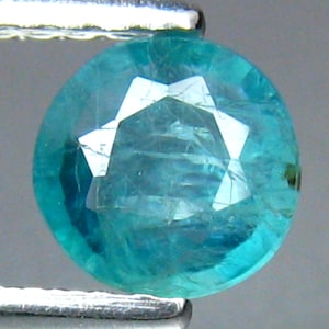 NATURAL GRANDIDIERITE MADAGASCAR GEMSTONE_ 0.550 Cts & 5x5x2.5 mm_World Top 10 Rare mined Natural Grandidierite Round 5mm Cut Loose Gemstone