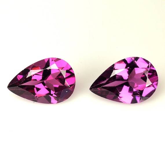 2.75 Ct Natural Rhodolite Garnet Gemstone: 9x6 Pear Cut Loose