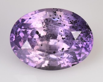 1.45 Ct Natural Purple Sapphire Oval Cut Gemstone | Loose Purple Color Sapphire Gem for Ring | September Birthstone for Jewelry Setting