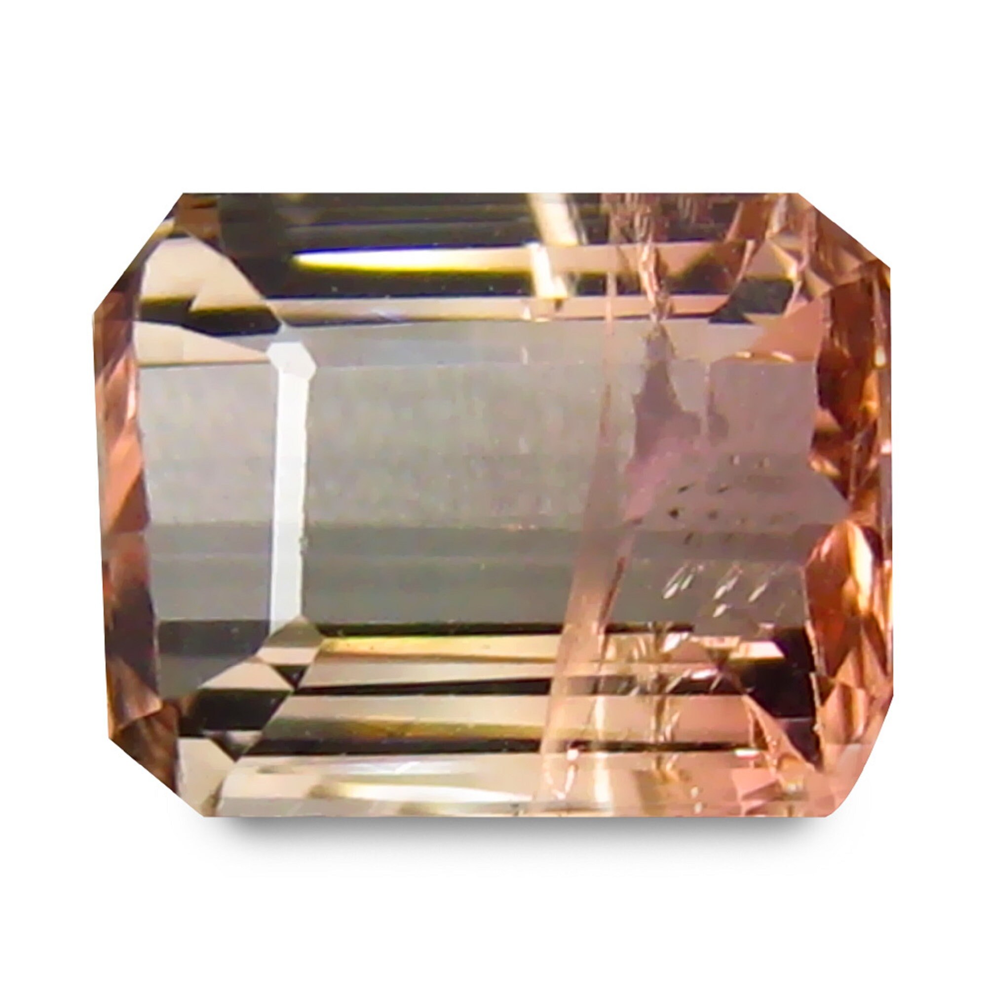 Natural BiColor Tourmaline gemstones 2.700Cts & 8.8X6.8X5mm Etsy