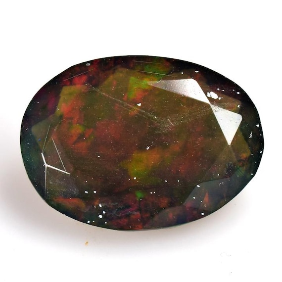 NATURAL OPAL CUT GEMSTONES_ Ct 10x8x4 Mm_ Blue Red Green