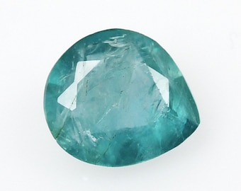 Natural Grandidierite Gemstone: 0.35 Carat Pear Cut, Madagascar