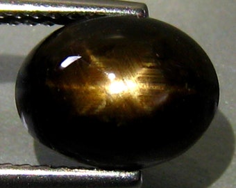 Natural Black Star Sapphire Oval 