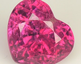 NATURAL HOT PINK SPINEL_ 0.90 Ct & 5x6x4.5 mm _ Natural Hot Pink Spinel Heart Cut Loose Gemstones / Pink Spinel Ring Jewelry _ Refer Video