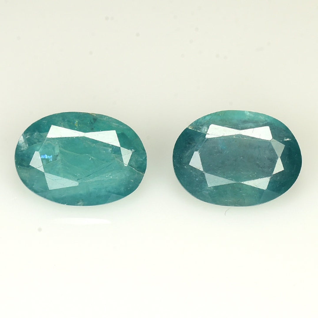 Grandidiérite Verte Naturelle De Madagascar – 7.7 X 5.2 Mm, 0.93 Ct, Non Traitée