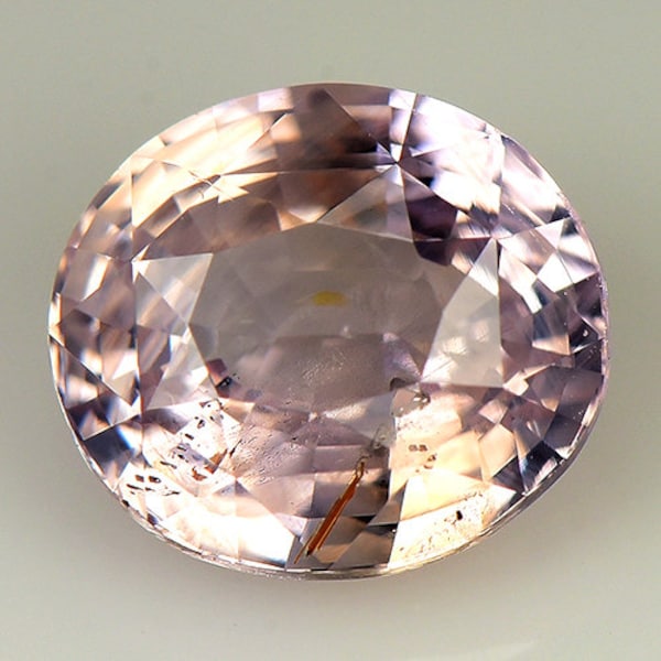 NATURAL PEACH SAPPHIRE_ 2.050 Cts & 8x7x4.5mm_ Unheated Natural Peach Sapphire Loose Gemstone from Srilanka / Sapphire ring jewelry /Ref Vdo