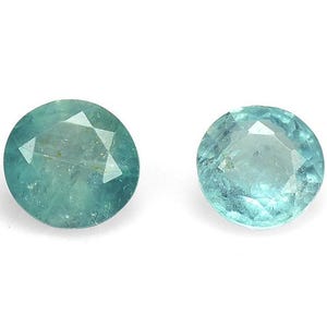 Pierres précieuses naturelles de grandidiérite : 0,35 ct, 3,5 mm rond Madagascar Grandi Gems