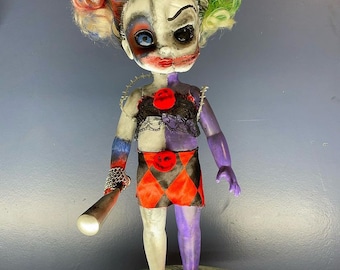 Joker Quinn Anpassad Disney Animator Skräckdocka