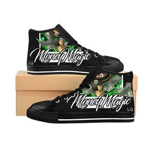 M.M. Logo Men's High-top Sneakers | Etsy