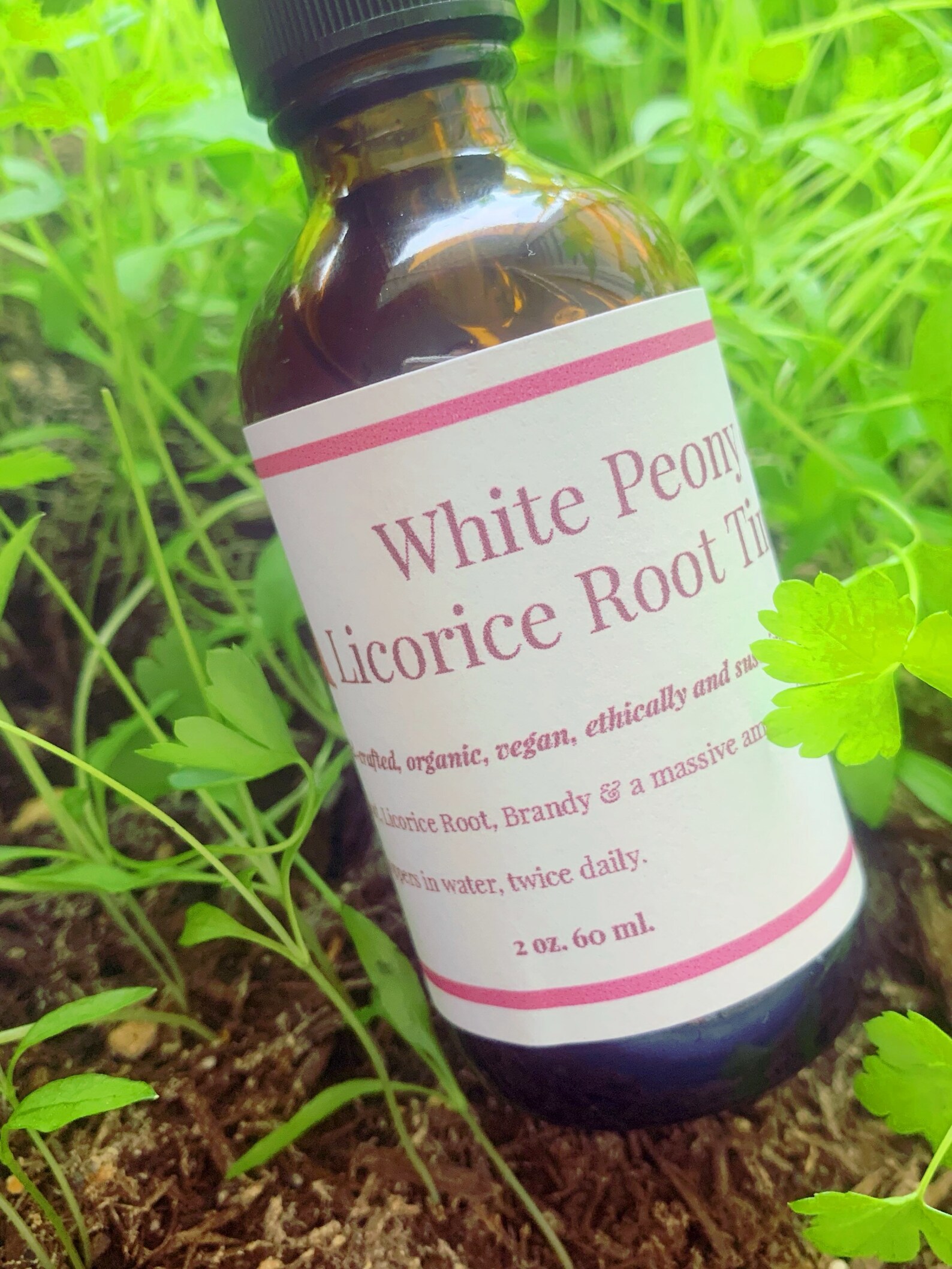Peony & Licorice Tincture hair skin and nail nourisher Etsy