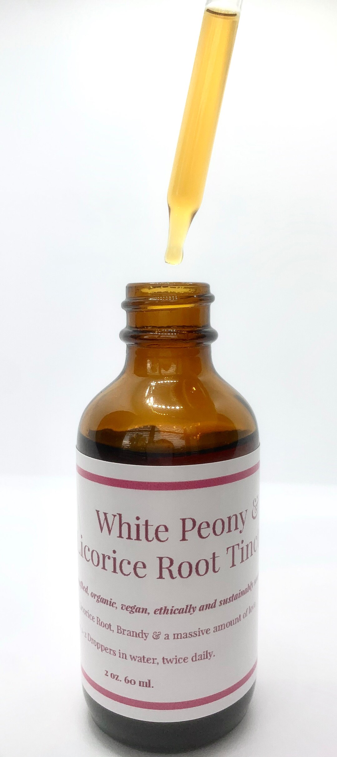 White Peony and Licorice Root Tincture Etsy