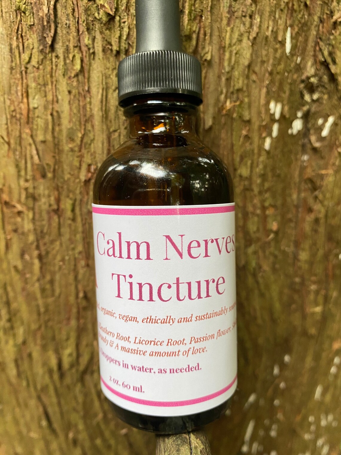 Calm Nerves Tincture / anxiety stress and tension relief Etsy