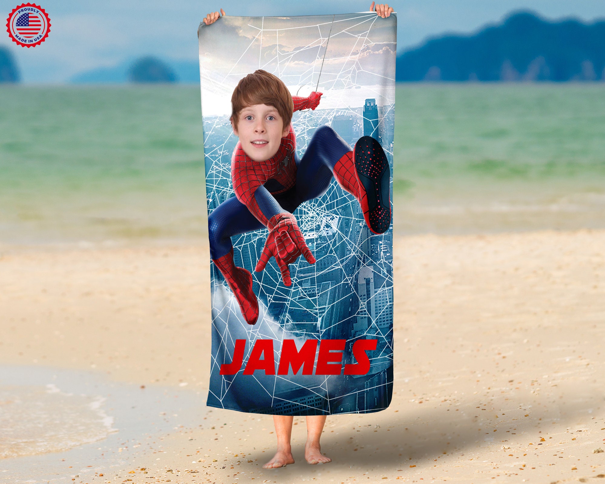 Spiderman towel