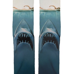 Haai Jaws sokken, unieke gift, nieuwheid sokken, Crazy sokken, Shark jaw vrouwen, Shark tanden sokken
