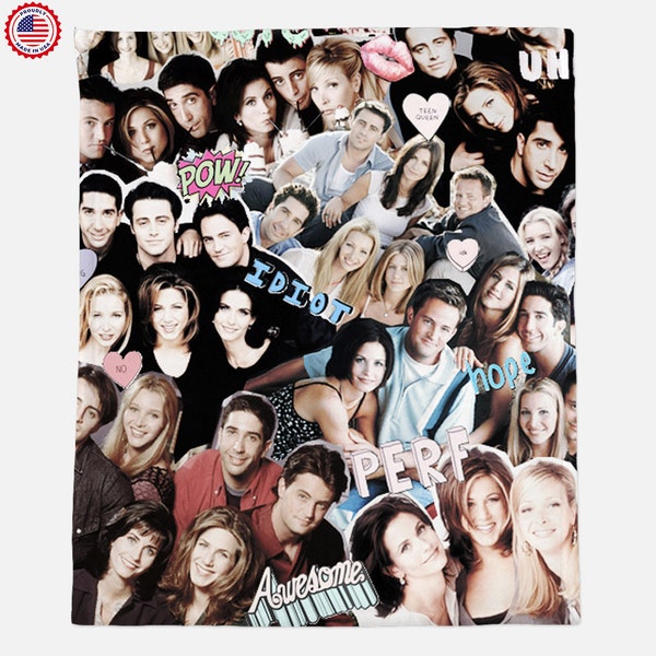 Friends Blanket Tv Show Etsy