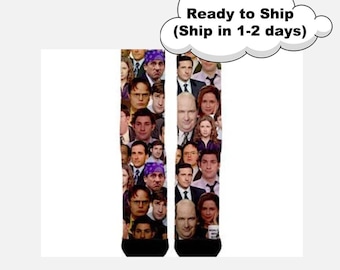 Office Socks, Unique Gift, Office Fan Gift, Fun Gift, ,The office Gifts ,The Office Lovers ,Michael Scott,Dwight Schrute ,The Office TV show