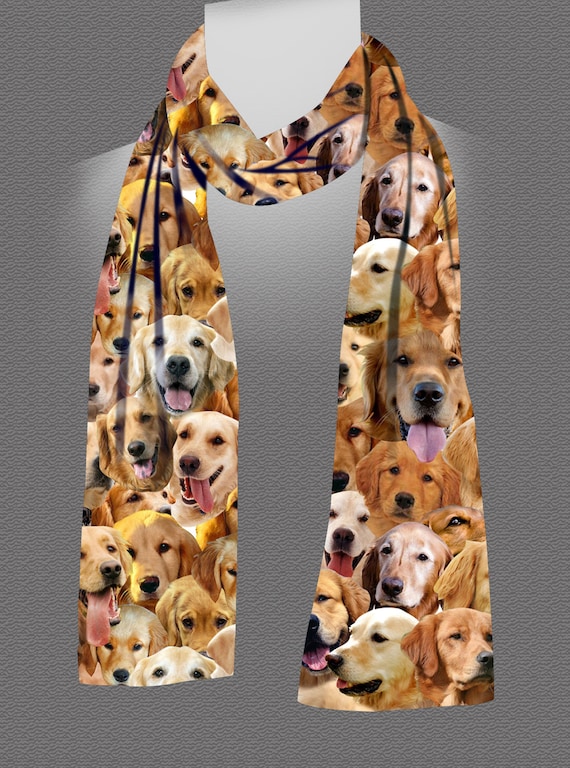 Golden Retriever Scarf dog Lover Gift Dog Mom Gift Fun Gift for Christmas Unique Gift dog Lover Gift Dog Lover Gift Etsy