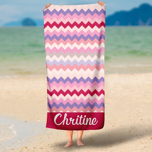 Chevron Towel Etsy