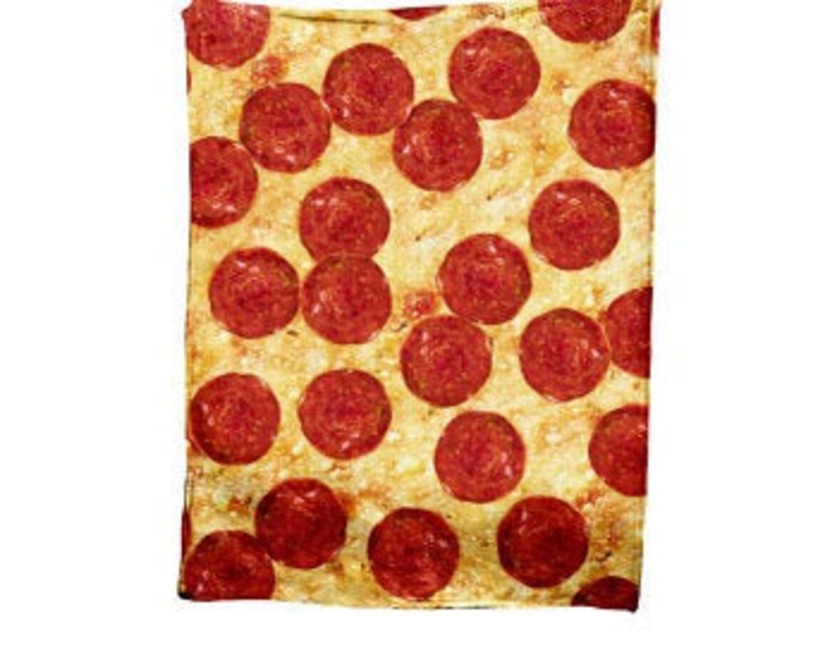 Pizza Gift personalized Pizza Blanket Pepperoni Etsy