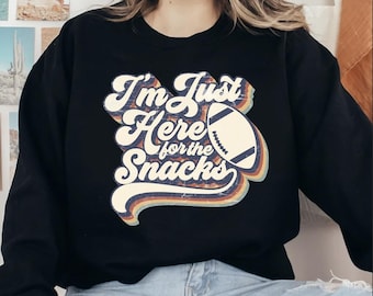 Estou aqui apenas para lanches Camiseta, Camiseta Travis Kelce Swift, Camiseta Football Chiefs, Moletom Taylor e Travis Football