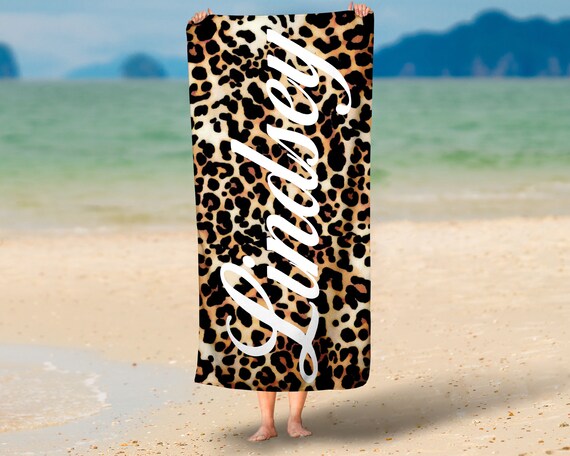 Personalized Leopard Print Towel Cheetah Print Custom Animal - Etsy Australia Personalized Leopard Print Towel Cheetah Print Custom Animal - Etsy Australia