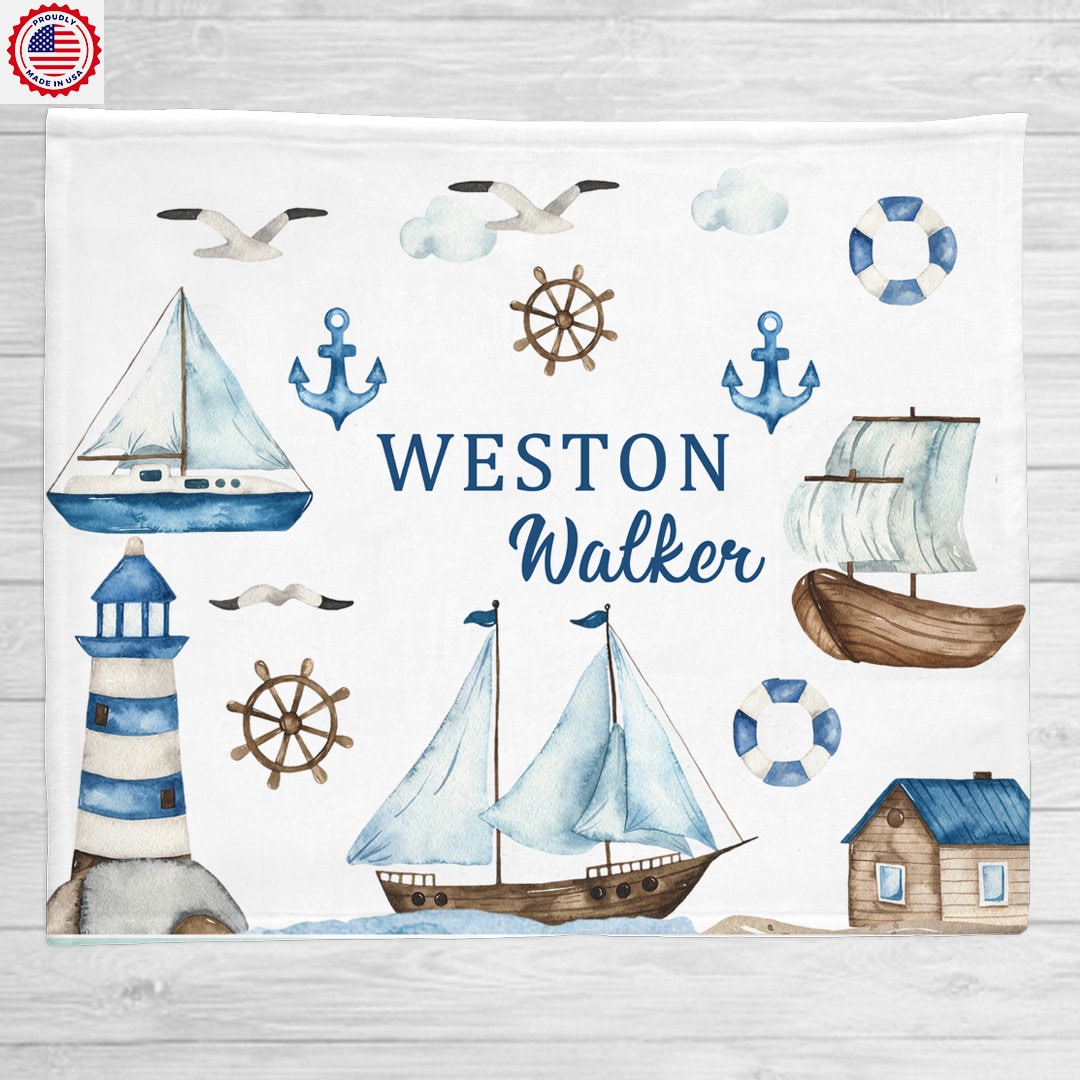 Nautical Crib Bedding Etsy Australia