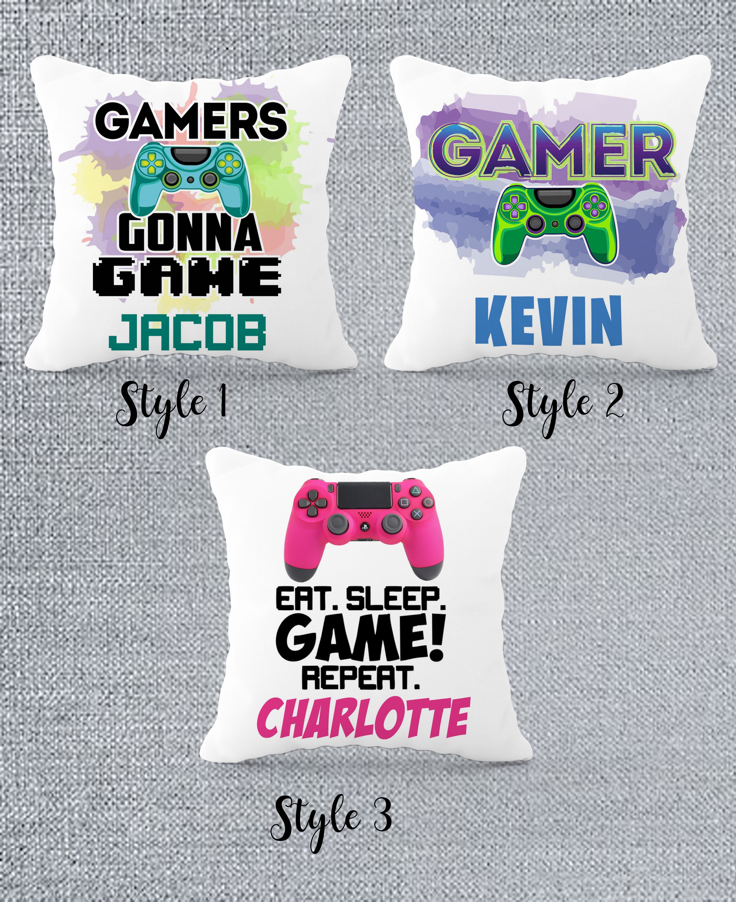 Personalisiertes Gaming Kissen, Gamer Kissen Geschenk, Ultimatives Gamer  Geschenk, Teenager Geschenk, Gamer Geschenk - .de