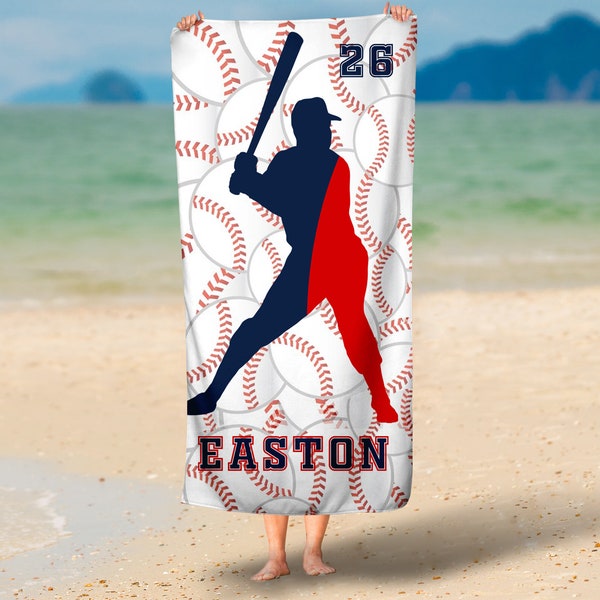 Baseball Towel Etsy