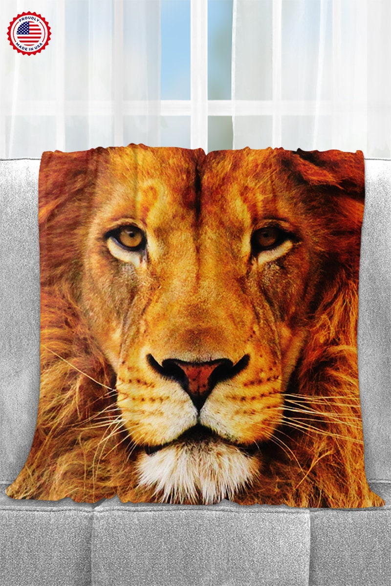 Lion blanket deals