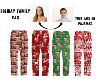 Custom Christmas Pajama Pants Family 