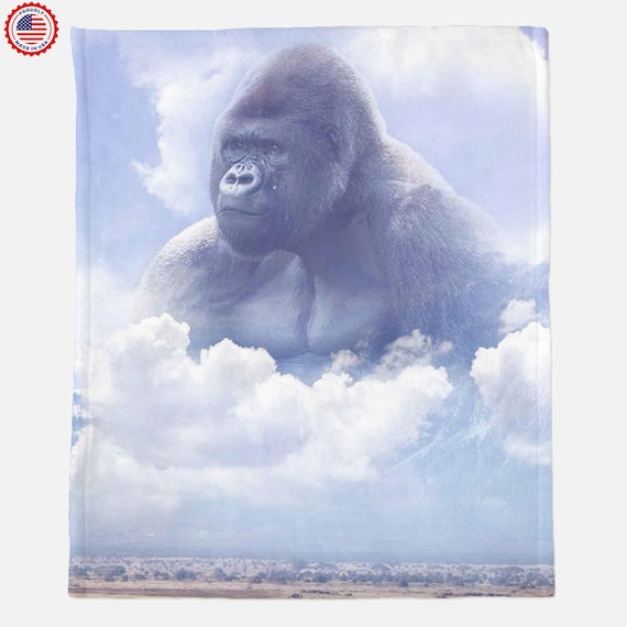 Harambe gorilla Blanket Wall Art Home Decor Harambe Watching Over You Blanket Wall Art Home Decor College Dorm Home Decor