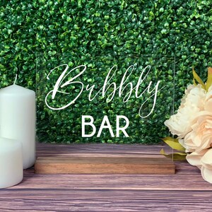 Bubbly Bar 180190 Unfinished Wood