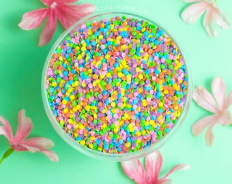 3mm Matt Rainbow Confetti / Funfetti