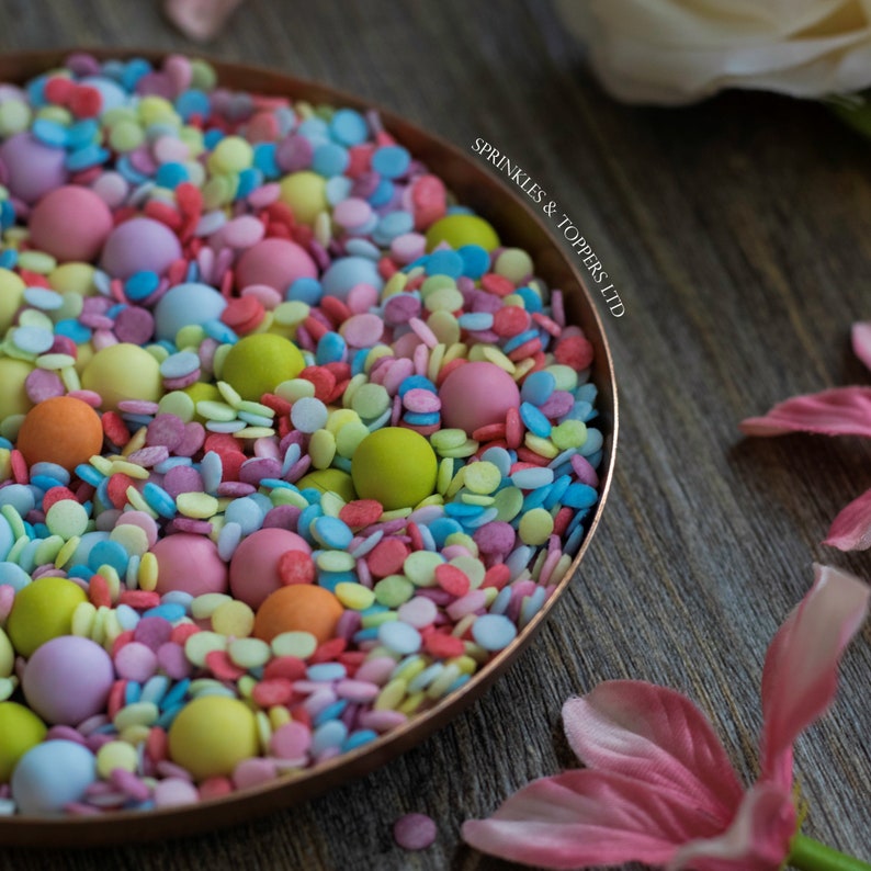 All Summer Long Sprinkles Mix Cupcake Cake Decorations