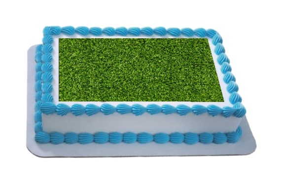 Edible Cake Decoration Ribbon Frosting Sheet - Teal